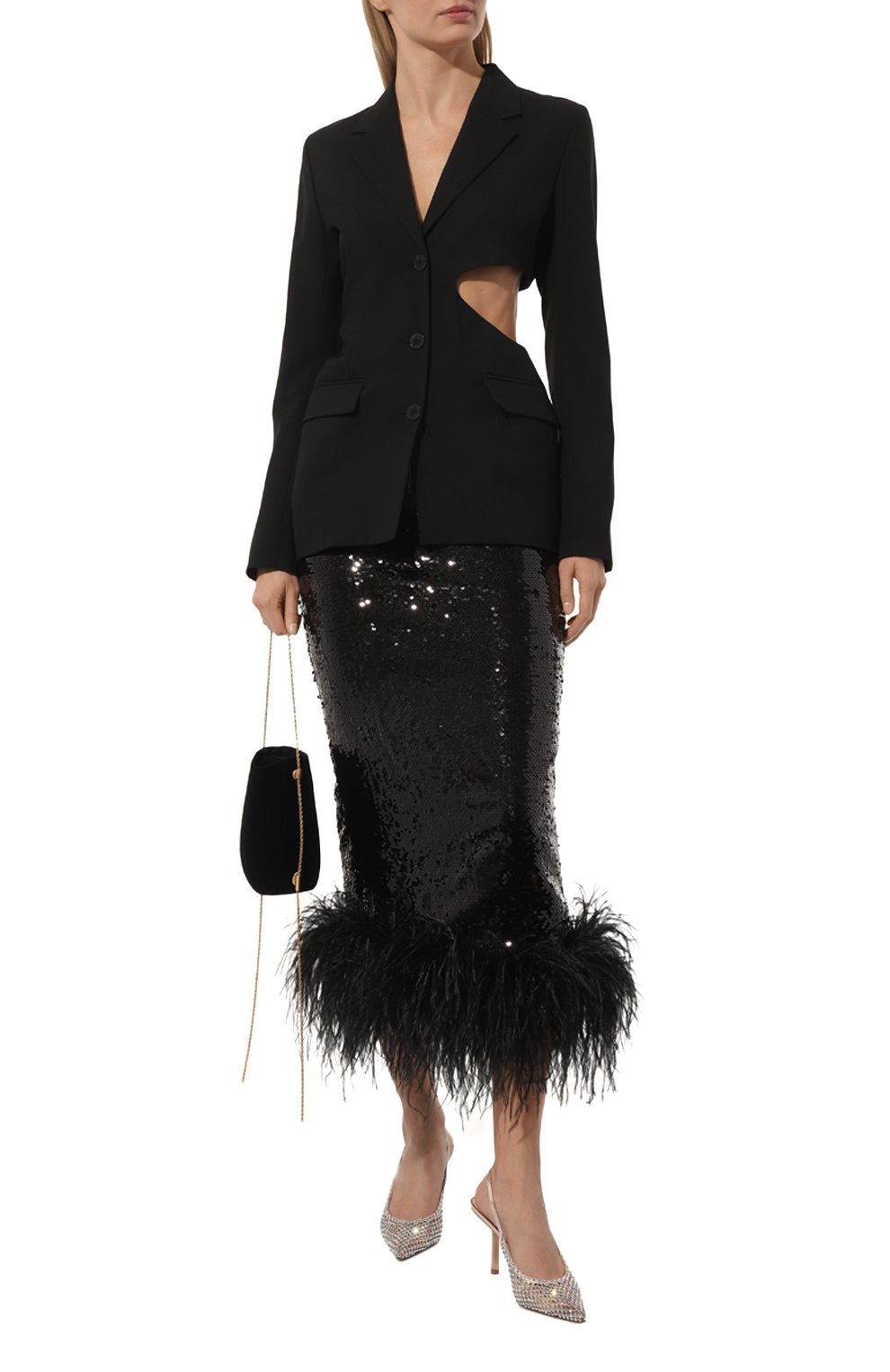 Юбка с отделкой пайетками YANINA, арт. 0-2689, фото 2