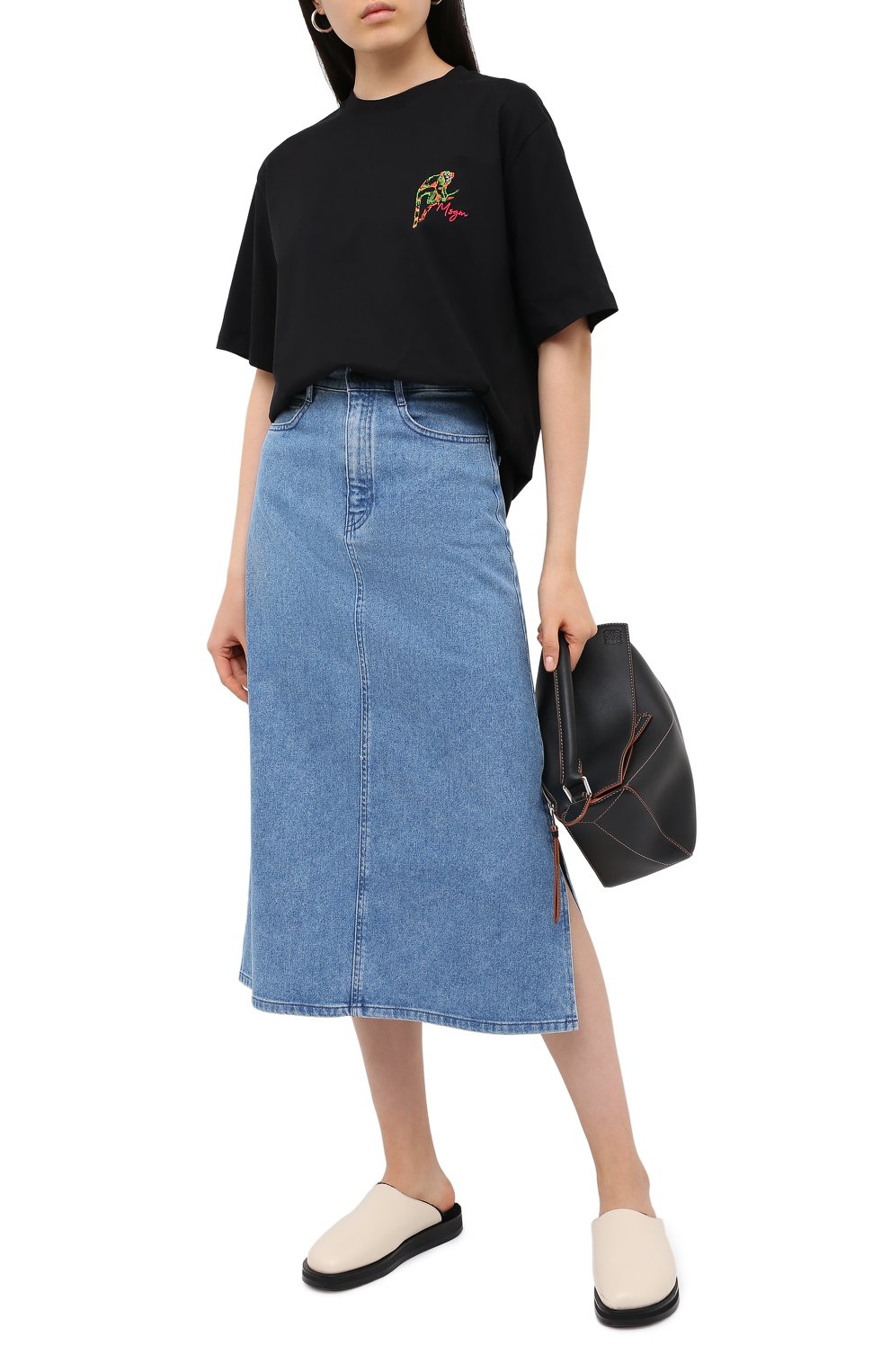 Хлопковая футболка MSGM, арт. 2943MDM79 207648, фото 2