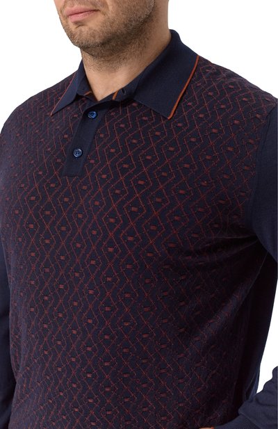 Поло из шерсти и шелка STEFANO RICCI, арт. KE06010P03/E25402, фото 5