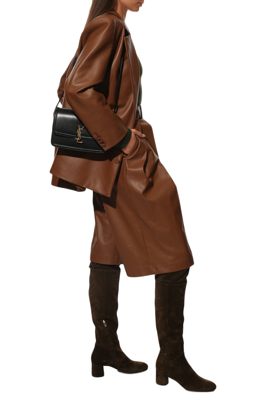 Замшевые ботфорты scarlet AGL, арт. D140606PKFERGU0402, фото 2