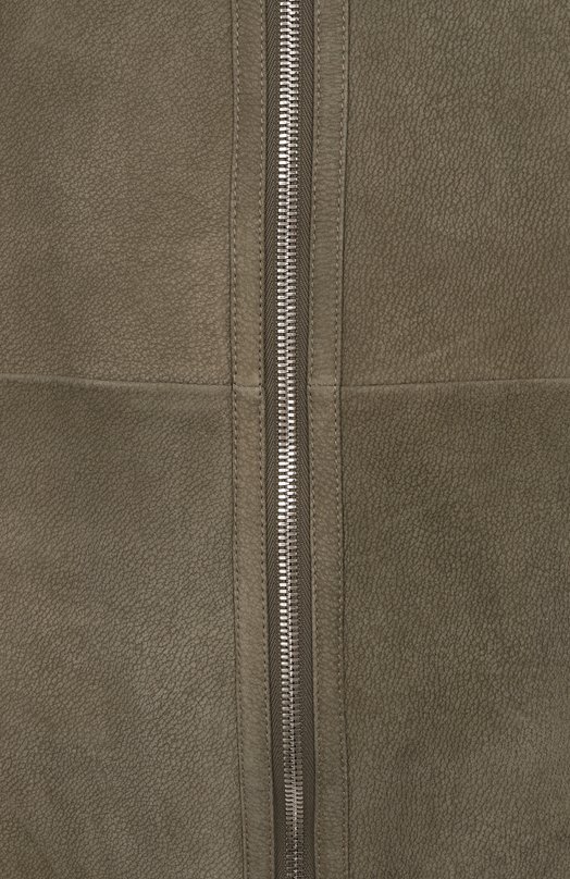 Дубленка из овчины Brunello Cucinelli MPMTU1737 Хаки  MPMTU1737 Фото 6