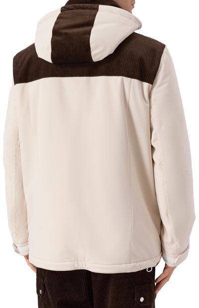 Утепленная куртка с отделкой из вельвета BRUNELLO CUCINELLI, арт. MM134KG12, фото 4