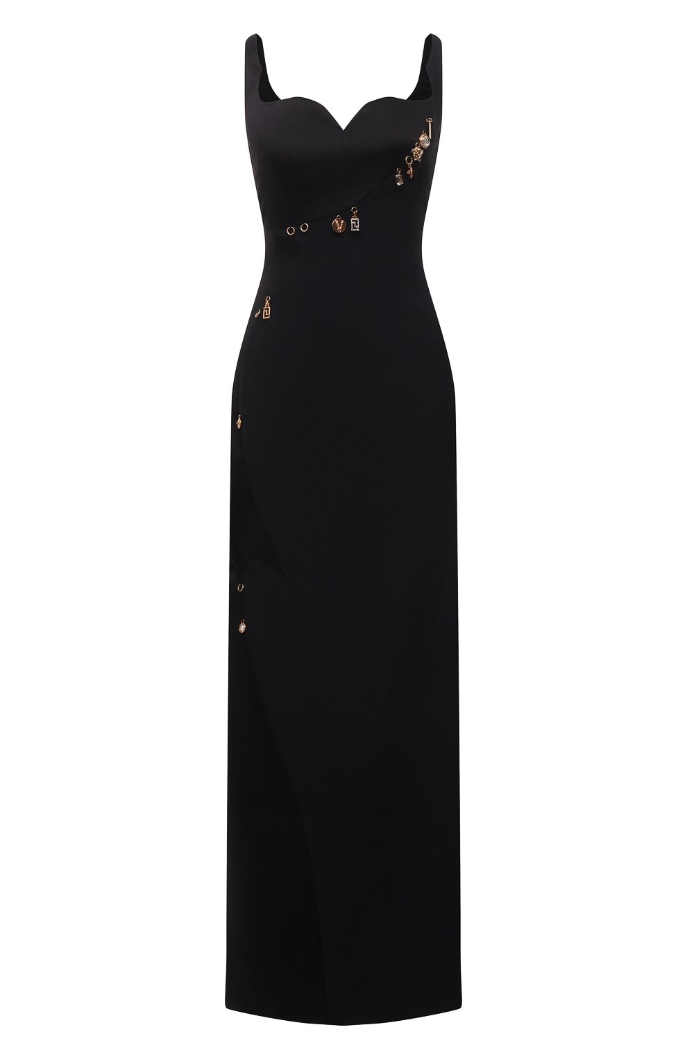 Платье VERSACE черного цвета по цене 339000 руб., арт. 1001121/1A00940, фото 1 Платье VERSACE, арт. 1001121/1A00940, фото 1