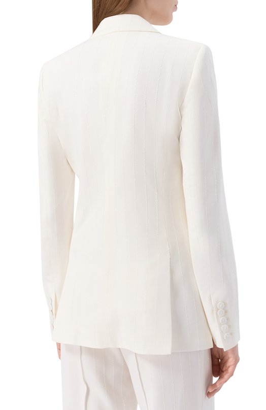 Жакет из вискозы Elie Saab J0137NP25/CD019 Белый  J0137NP25/CD019 Фото 4