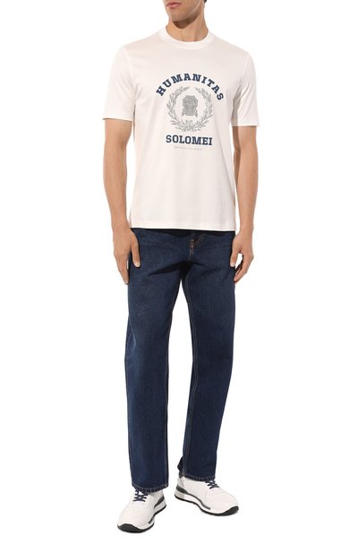 Хлопковая футболка BRUNELLO CUCINELLI, арт. M0T718452, фото 2