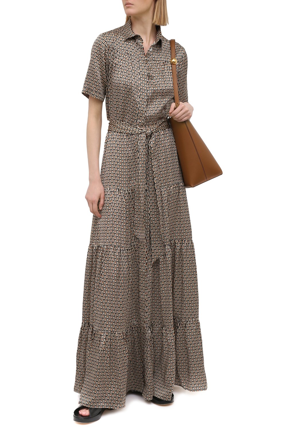 Шелковое платье KITON, арт. D51348K09T56, фото 2