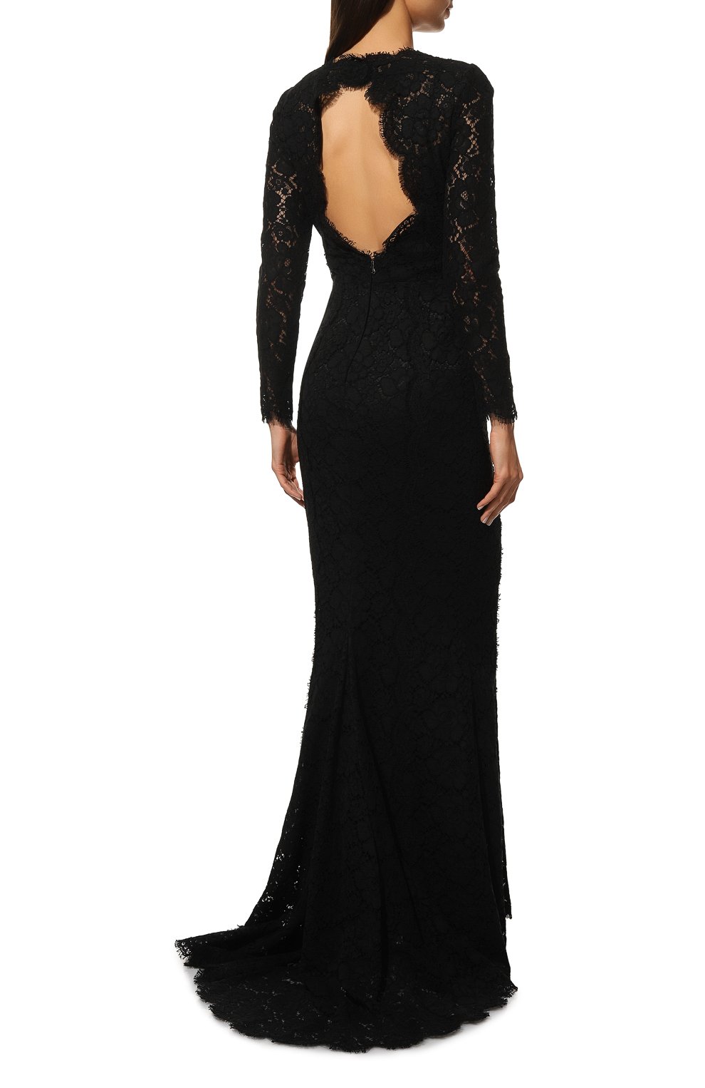 Платье DOLCE & GABBANA черного цвета по цене 693500 руб., арт. F67T3T/FLM8Z, фото 4 Платье DOLCE & GABBANA, арт. F67T3T/FLM8Z, фото 4