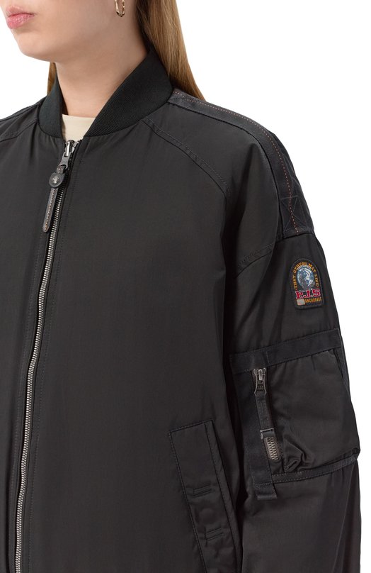 Пуховый двусторонний бомбер Parajumpers 25WMPWJKIN32 Чёрный  25WMPWJKIN32 Фото 5