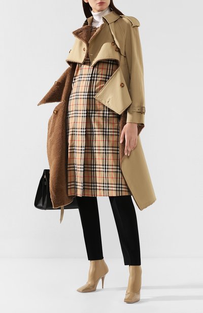 Пальто с меховой подкладкой BURBERRY, арт. 4560611, фото 2