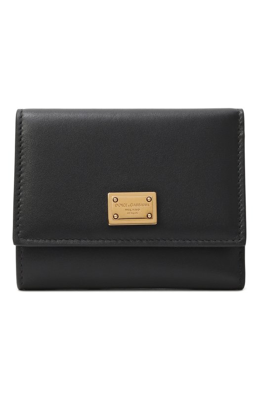 Кожаное портмоне Dolce & Gabbana BI0770/A9S25 Чёрный BI0770/A9S25