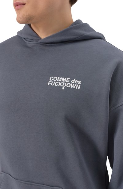 Хлопковое худи COMME DES FUCKDOWN, арт. CFABM01508, фото 5