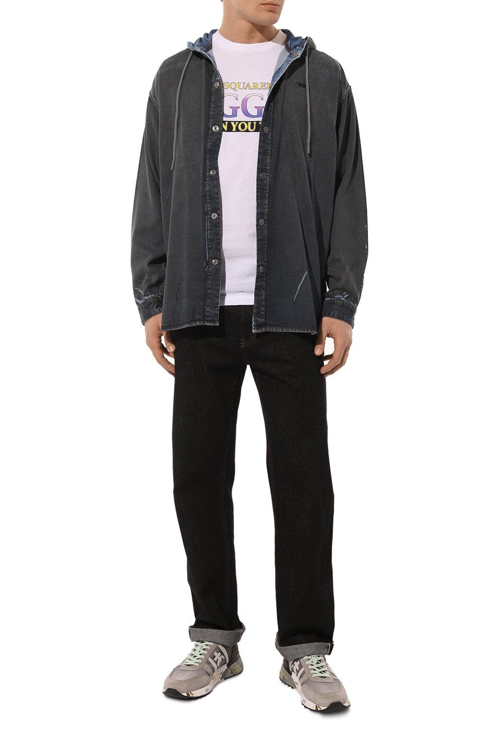 Комбинированные кроссовки lander PREMIATA, арт. LANDER/VAR 4586, фото 2