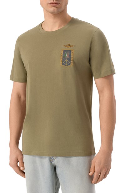 Хлопковая футболка AERONAUTICA MILITARE, арт. TS2534UJ00641, фото 3