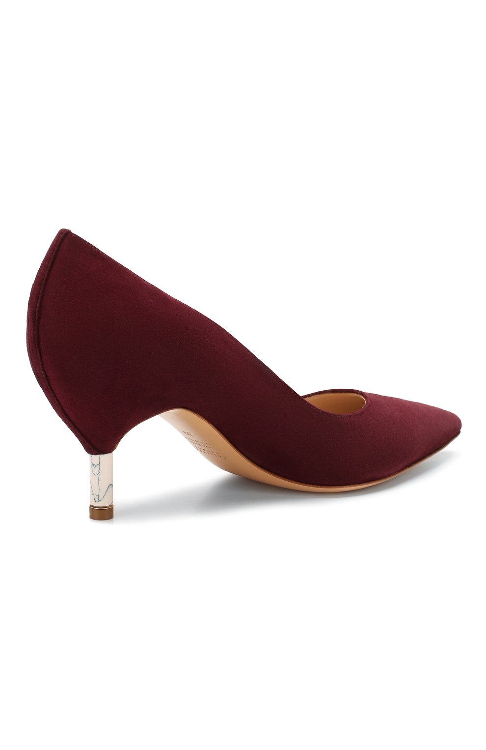 Замшевые туфли justina GABRIELA HEARST бордового цвета по цене 68300 руб., арт. 3208132 SS001, фото 4 Замшевые туфли justina GABRIELA HEARST, арт. 3208132 SS001, фото 4