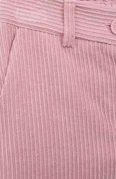 Детские брюки MONNALISA розового цвета, арт. 17B407 | Фото 3 (Случай: Повседневный; Материал внешний: Синтетический материал; Материал сплава: Проставлено; Нос: Не проставлено)