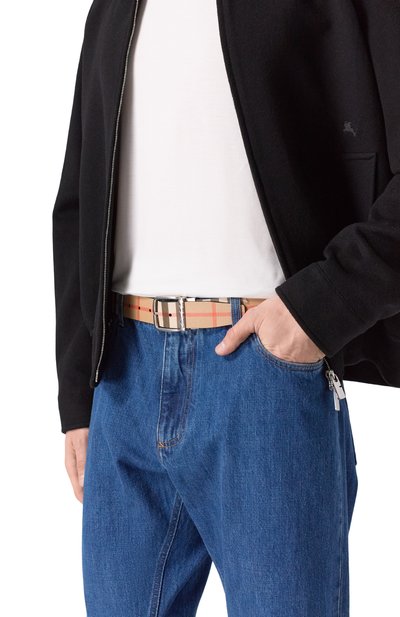 Мужской кожаный ремень BURBERRY, арт. 8119997