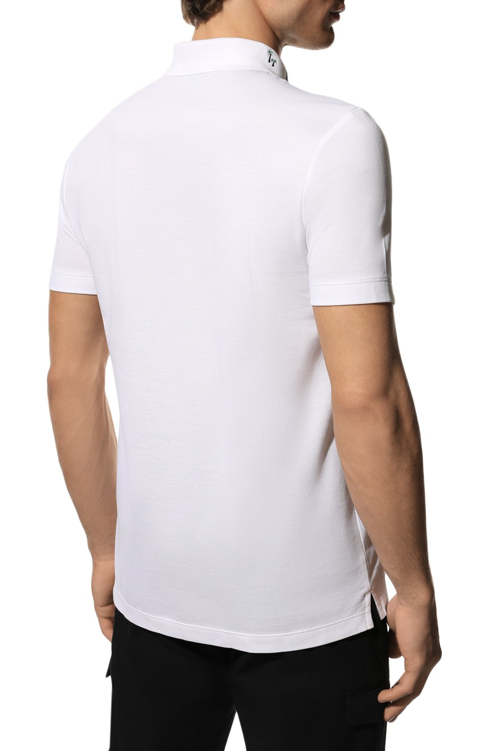 Хлопковое поло BOSS, арт. 50471698, фото 4