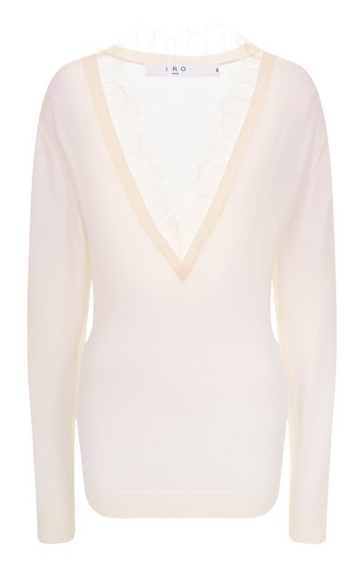 Женский пуловер из шерсти и шелка IRO, арт. WF12HABY