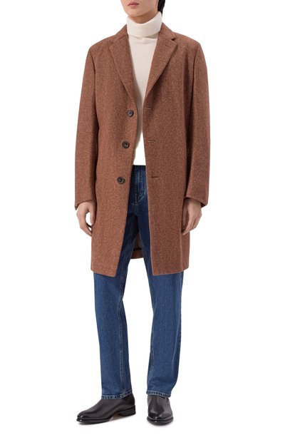Мужское шерстяное пальто ZEGNA, арт. 689000/4DB