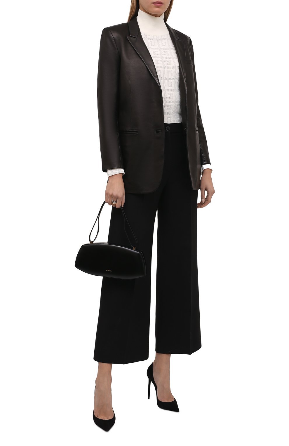 Водолазка из вискозы GIVENCHY белого цвета по цене 94700 руб., арт. BW90DK4ZAQ, фото 2 Водолазка из вискозы GIVENCHY, арт. BW90DK4ZAQ, фото 2