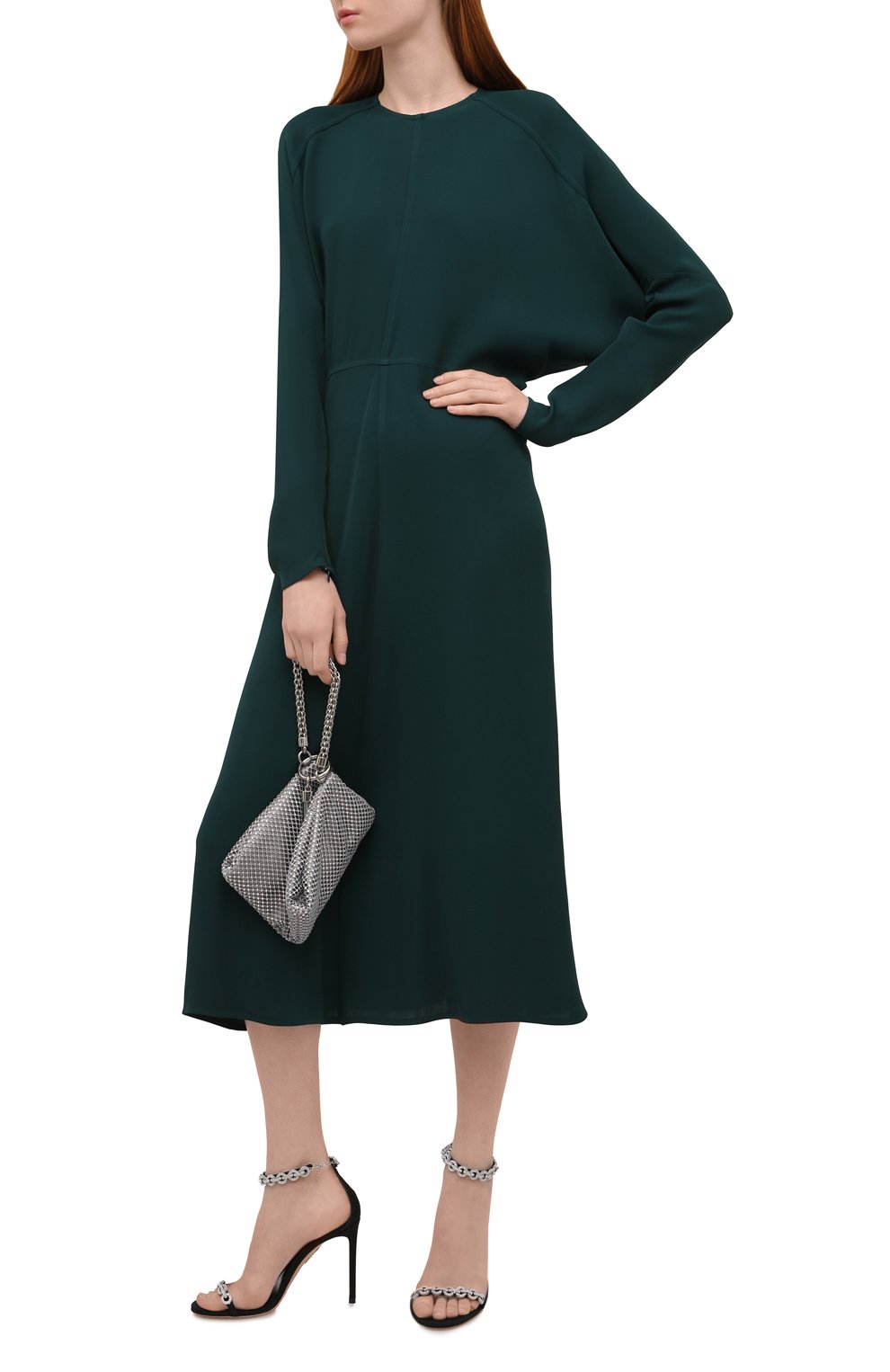 Текстильные босоножки love link 105 AQUAZZURA черного цвета по цене 121000 руб., арт. LLKHIGS0-GR0-000, фото 2 Текстильные босоножки love link 105 AQUAZZURA, арт. LLKHIGS0-GR0-000, фото 2