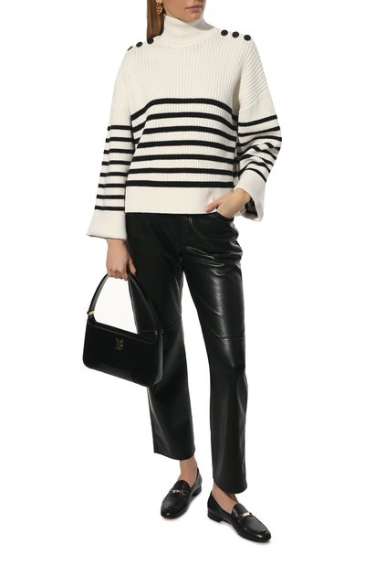 Кожаные лоферы GIORGIO ARMANI черного цвета по цене 94800 руб., арт. X1A093/XF641, фото 2 Кожаные лоферы GIORGIO ARMANI, арт. X1A093/XF641, фото 2