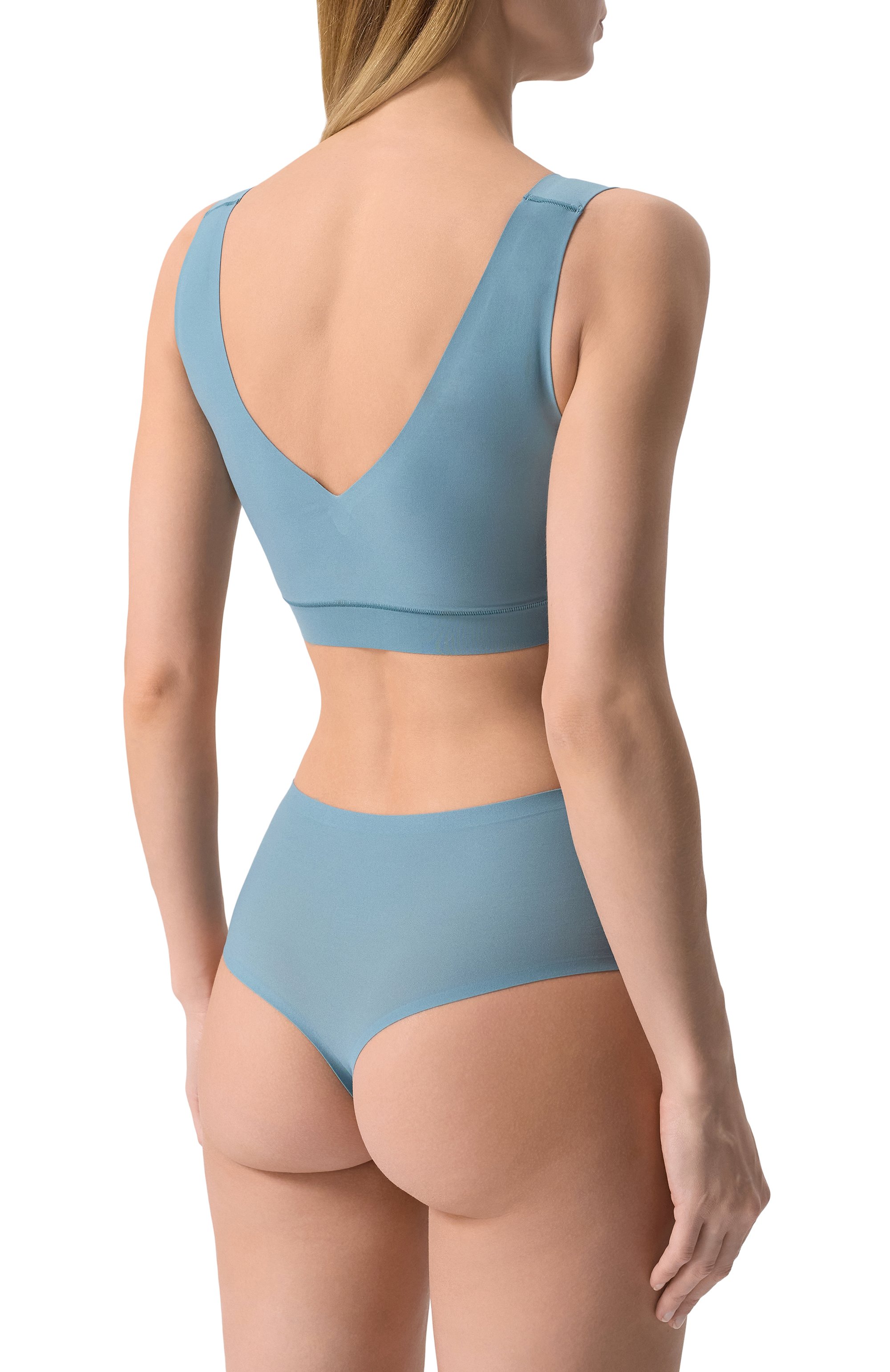 Трусы-стринги CHANTELLE бирюзового цвета по цене 3360 руб., арт. C10690, фото 3 Трусы-стринги CHANTELLE, арт. C10690, фото 3