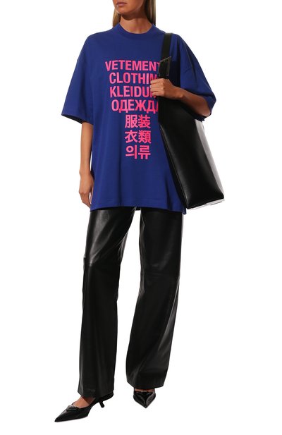 Хлопковая футболка VETEMENTS, арт. UA53TR100N 1611/W, фото 2