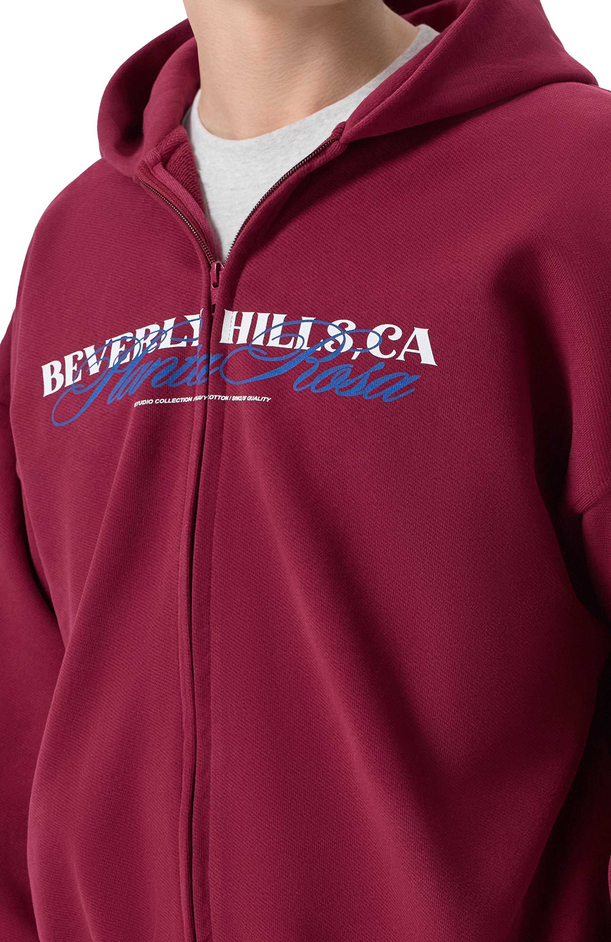 Хлопковая толстовка PLANTA ROSA, арт. PR/HZ/BEVERLY-CLASSIC/470VELVET, фото 6