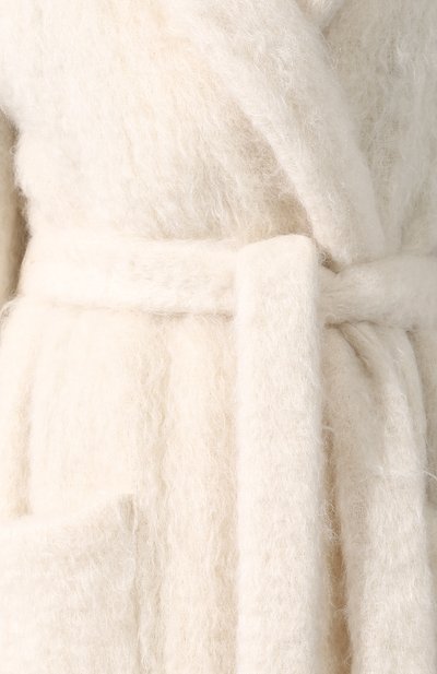 Пальто с поясом и накладными карманами CELINE, арт. 28W78333C, фото 5