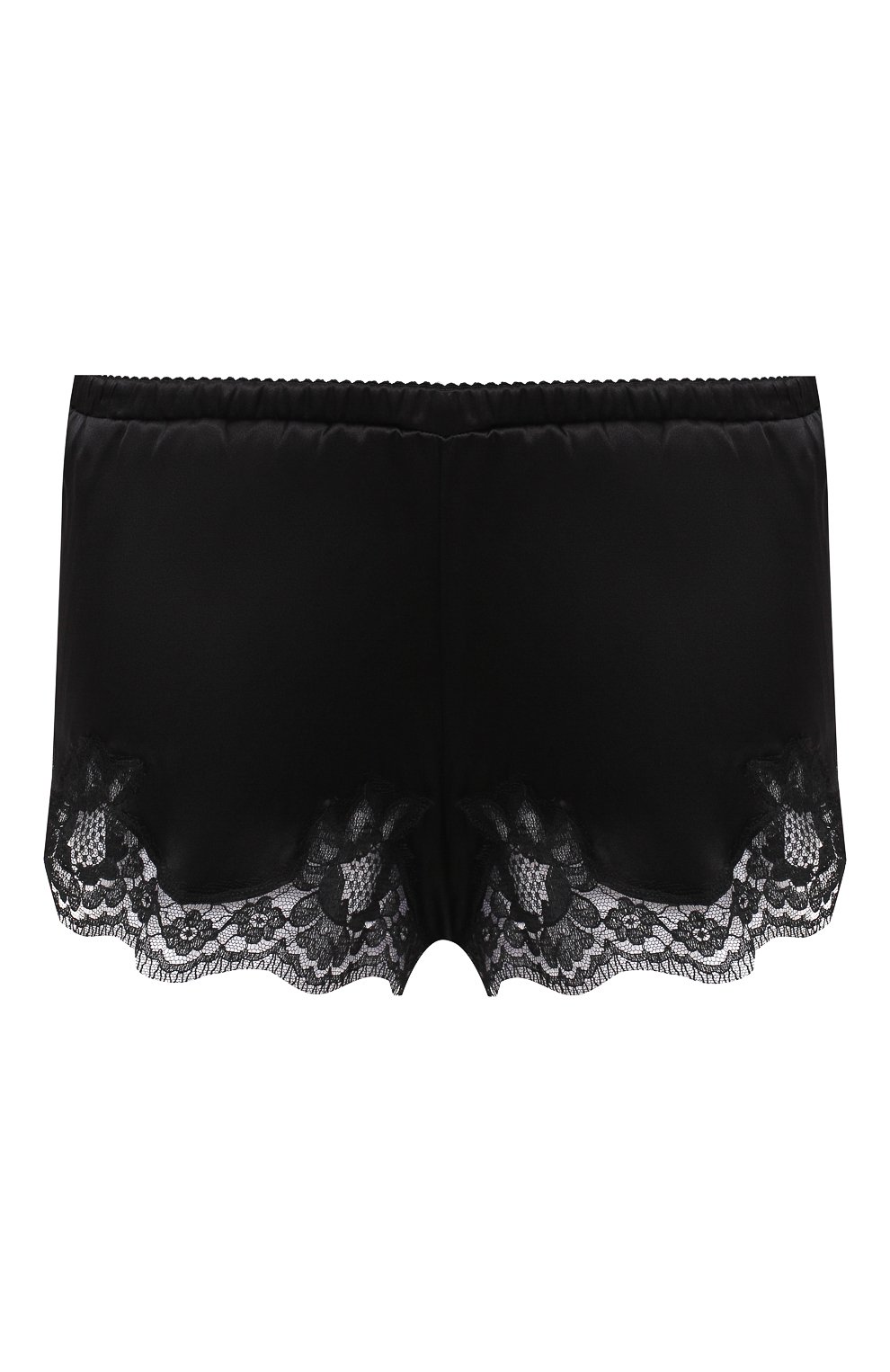 Шорты из шелка и хлопка DOLCE & GABBANA черного цвета по цене 33650 руб., арт. 03B35T/FUAD8, фото 1 Шорты из шелка и хлопка DOLCE & GABBANA, арт. 03B35T/FUAD8, фото 1