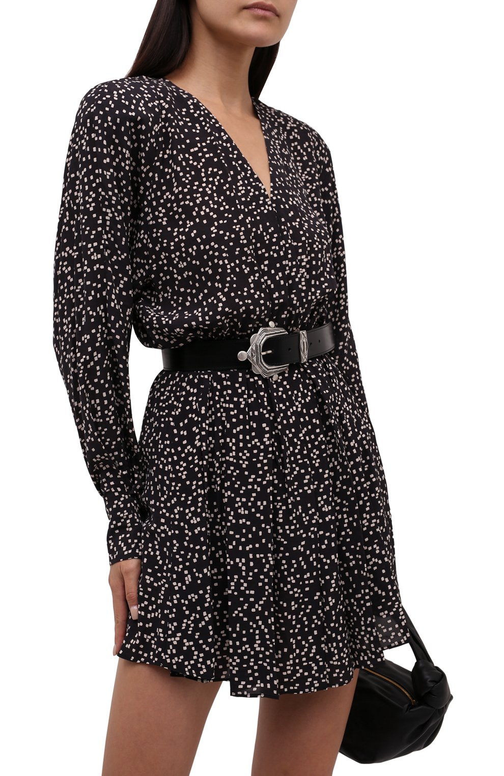 Кожаный ремень IRO черного цвета по цене 27700 руб., арт. WM50KATSINA, фото 2 Кожаный ремень IRO, арт. WM50KATSINA, фото 2