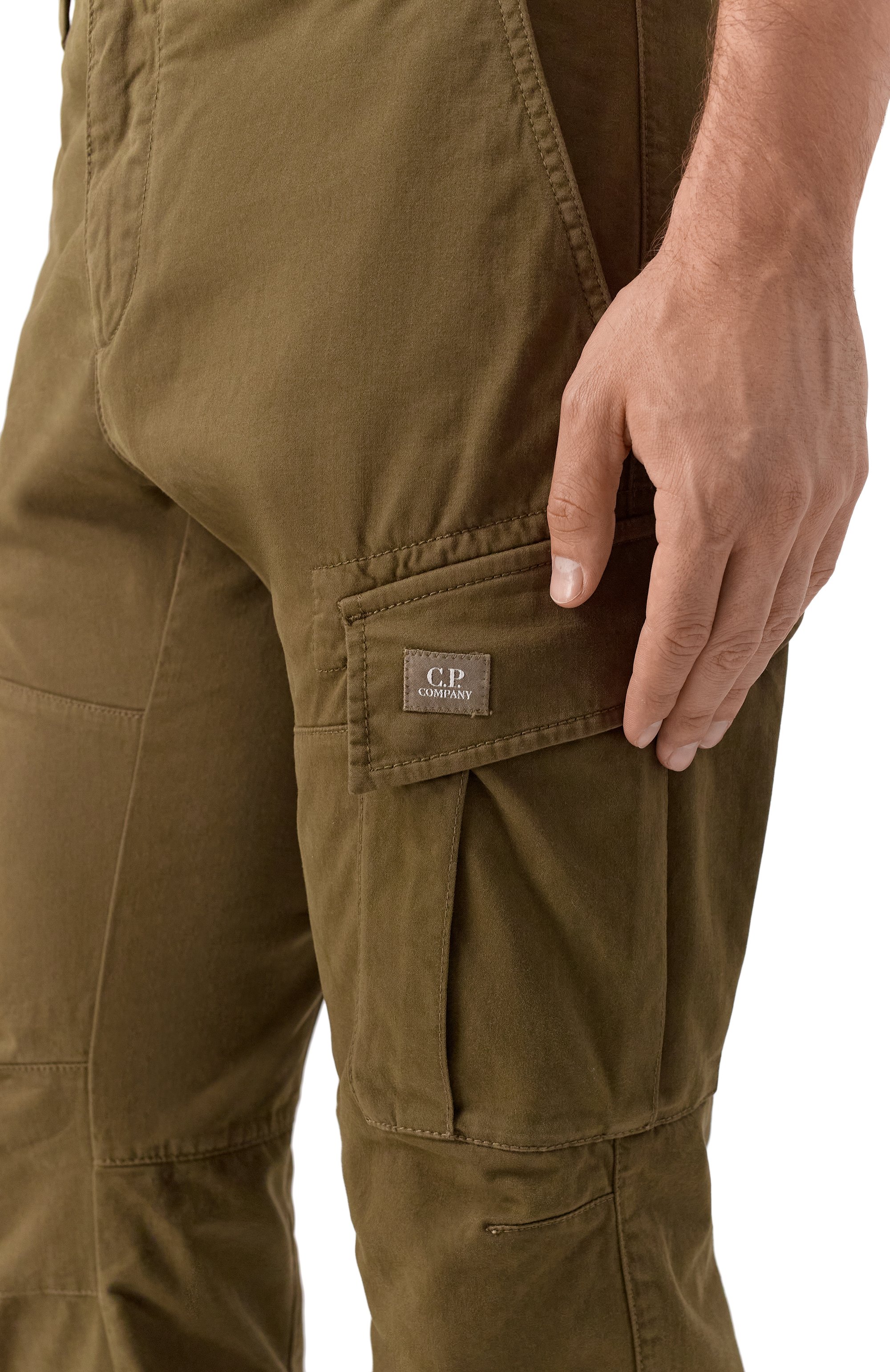 Хлопковые брюки-карго C.P. COMPANY, арт. RFCMPA732A005529G, фото 5