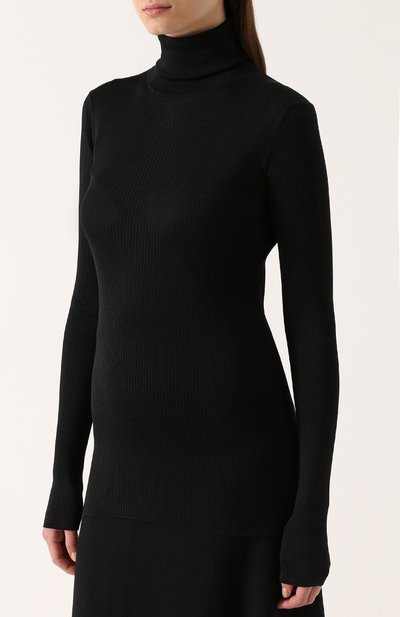 Шелковая водолазка фактурной вязки TOM FORD, арт. MAK652/YAX037, фото 3
