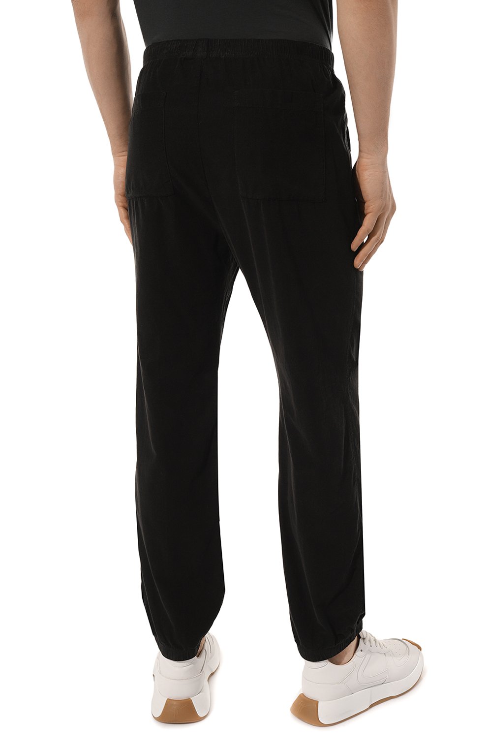 Вельветовые джоггеры JAMES PERSE черного цвета по цене 49950 руб., арт. MKUP1353/BLK, фото 4 Вельветовые джоггеры JAMES PERSE, арт. MKUP1353/BLK, фото 4