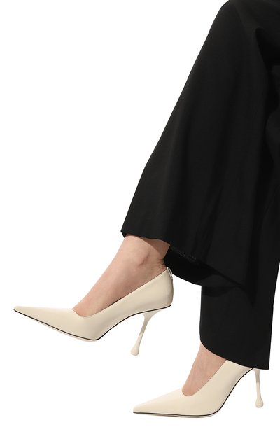 Кожаные туфли ixia 95 JIMMY CHOO, ар�т. IXIA 95/PAT, фото 3
