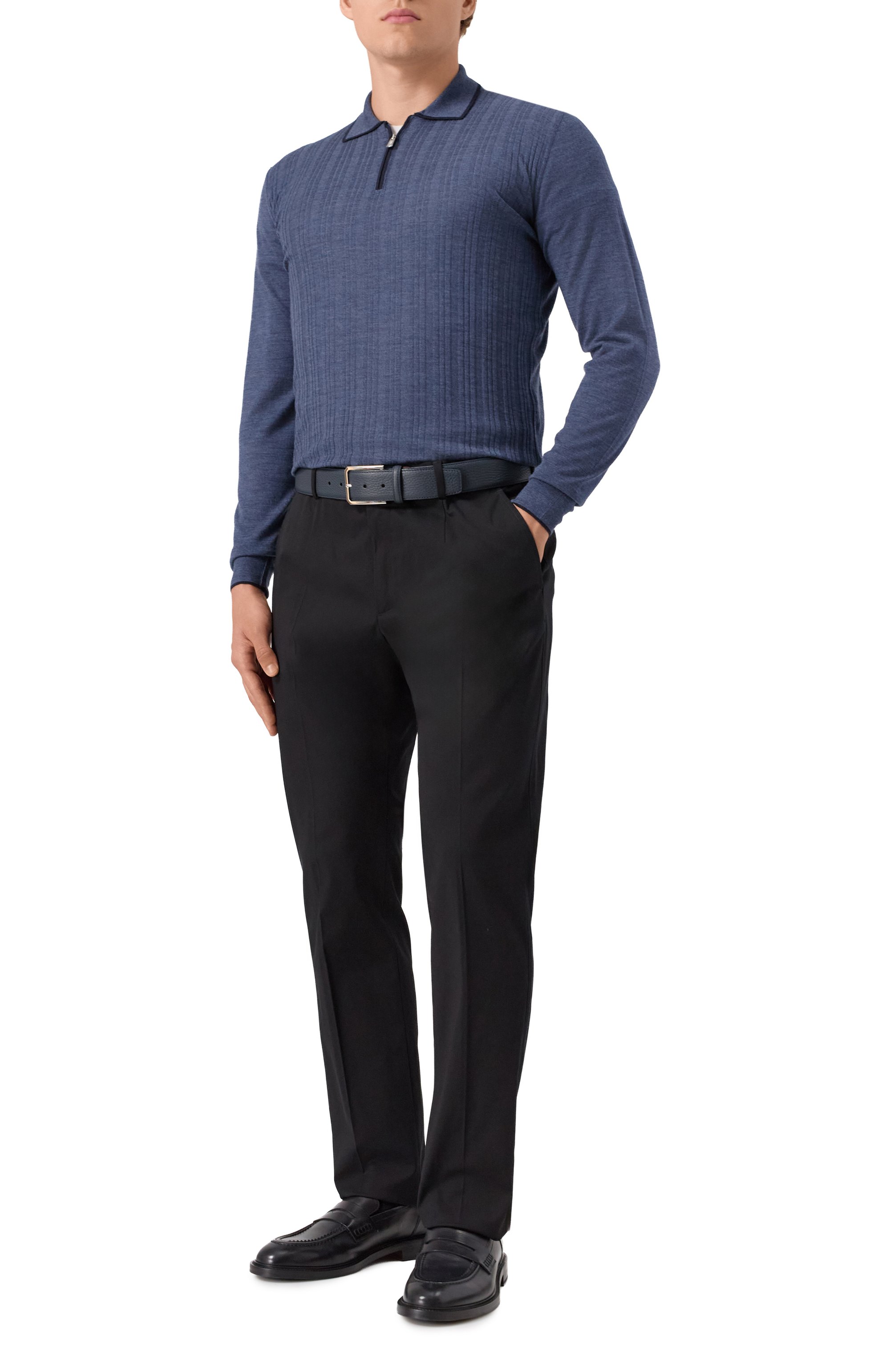 Шерстяное поло FEDELI, арт. MU006453, фото 2