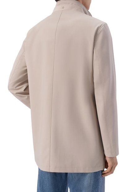 Шерстяной плащ STEFANO RICCI бежевого цвета по цене 529500 руб., арт. MDJ6100280/5612_001, фото 4 Шерстяной плащ STEFANO RICCI, арт. MDJ6100280/5612_001, фото 4