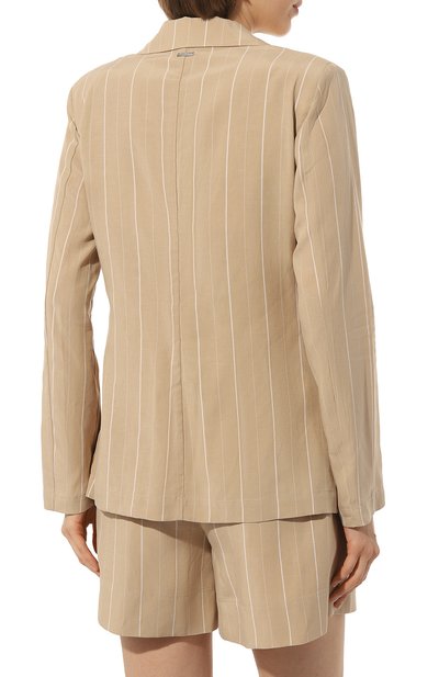 Жакет LIU JO бежевого цвета по цене 29950 руб., арт. WA3002 T4818, фото 4 Жакет LIU JO, арт. WA3002 T4818, фото 4