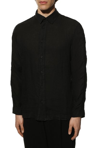 Рубашка изо льна и хлопка TRANSIT, арт. CFUTRQV312, фото 3