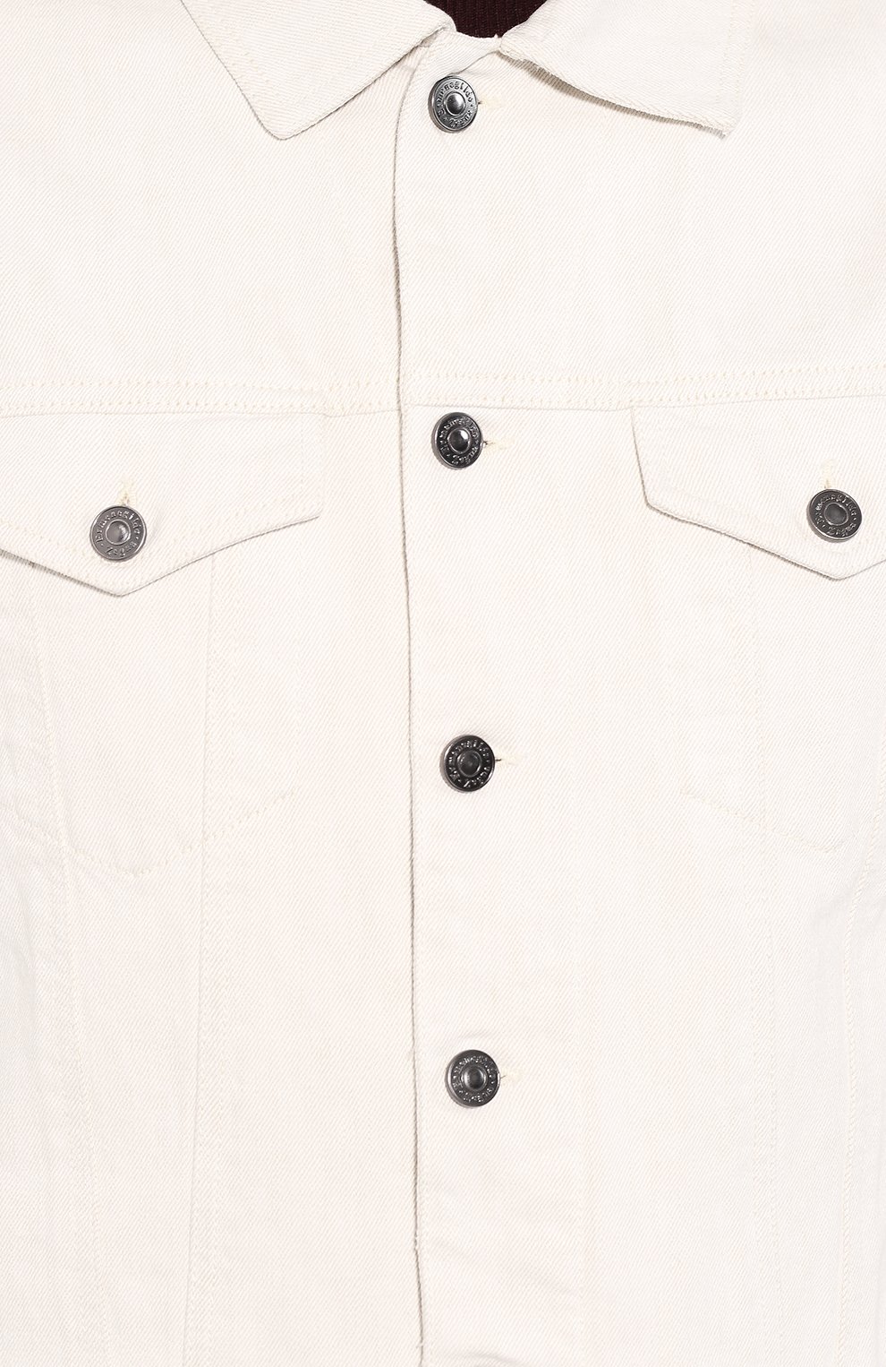 Джинсовая куртка ZEGNA белого цвета по цене 119500 руб., арт. UUT12/U135C, фото 5 Джинсовая куртка ZEGNA, арт. UUT12/U135C, фото 5