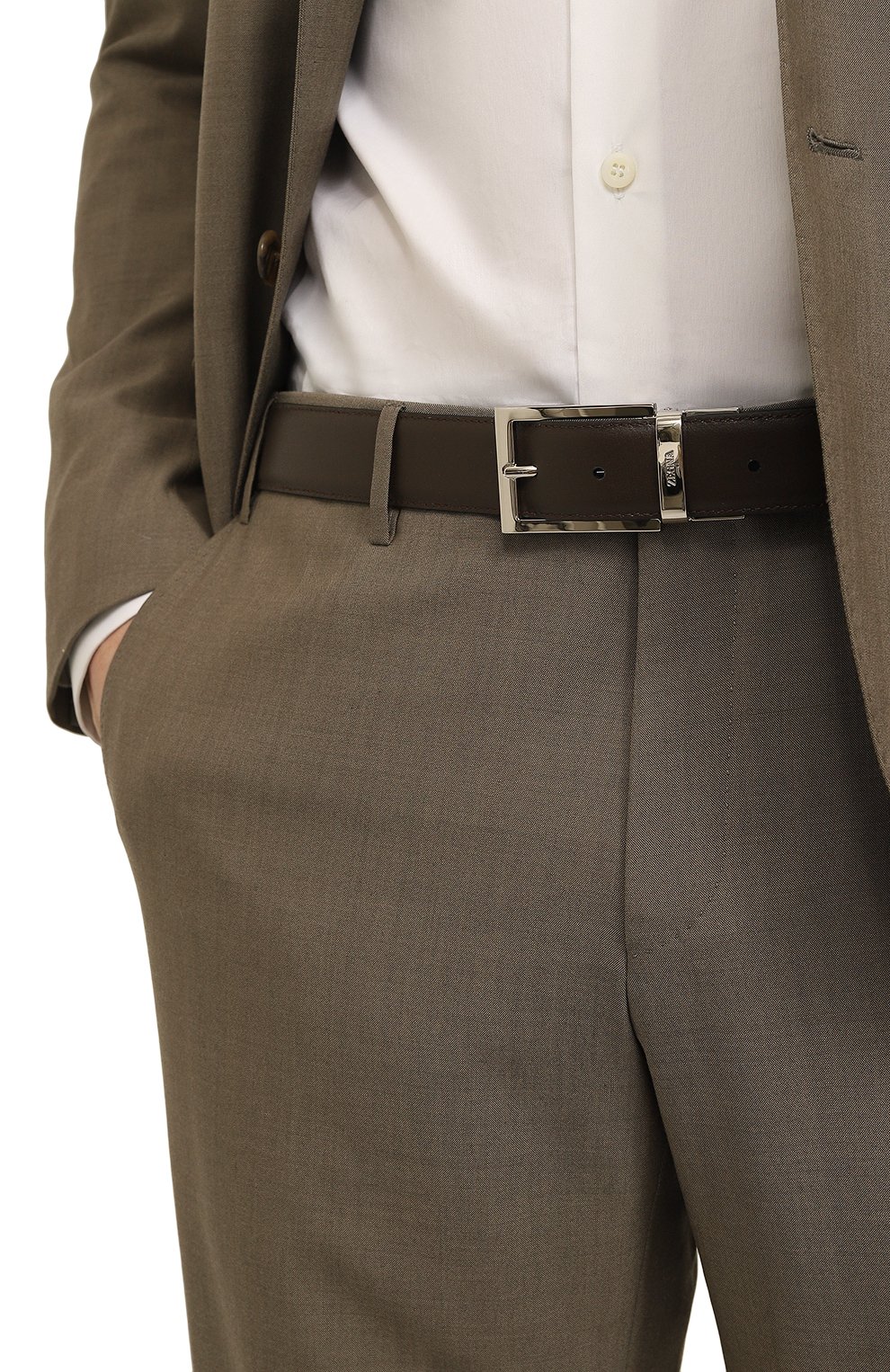 Двусторонний ремень ZEGNA, арт. B010PZ-LHVIC, фото 5