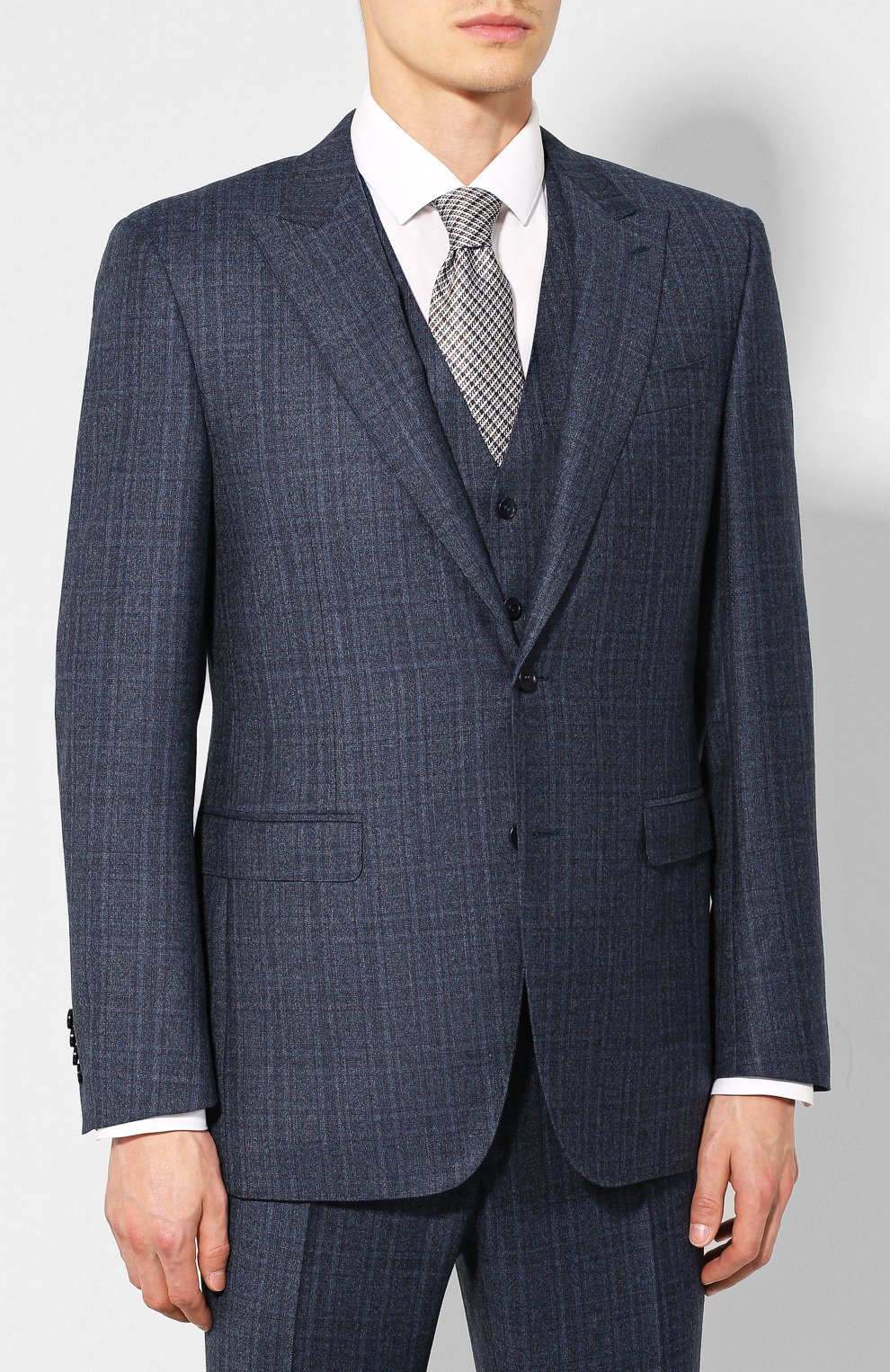 Шерстяной костюм-тройка CANALI, арт. 19227/93/BF00754, фото 4