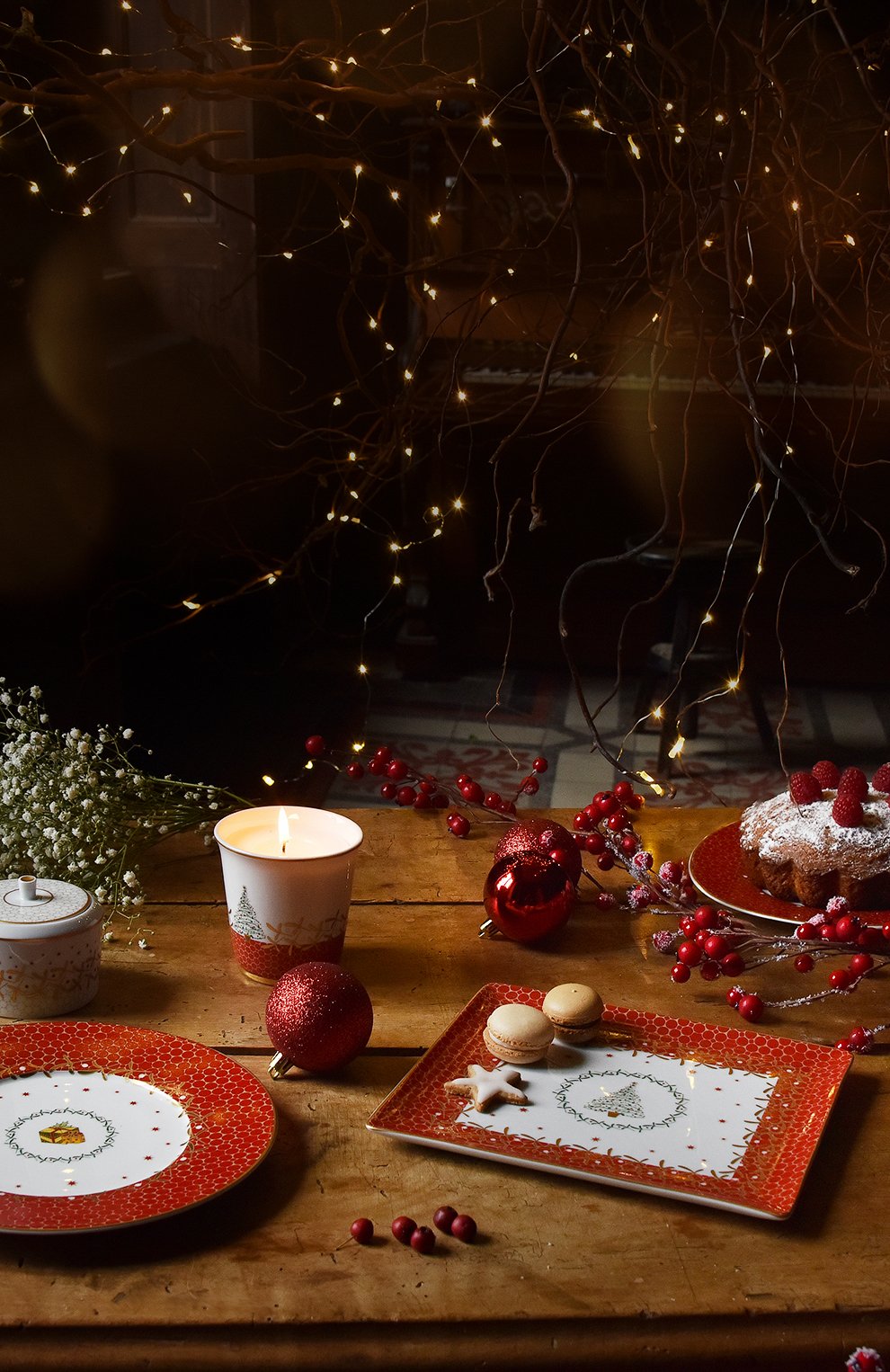 Свеча в стакане noel rouge BERNARDAUD разноцветного цвета по цене 23600 руб., арт. 1918/3843, фото 3 Свеча в стакане noel rouge BERNARDAUD, арт. 1918/3843, фото 3