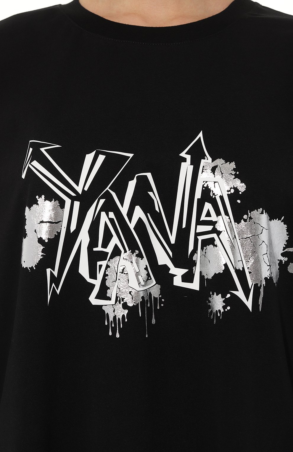 Хлопковая футболка YANA DRESS, арт. 1-17-034-900ШП, фото 5