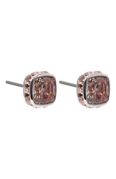 Женские серьги birthstone SWAROVSKI розового цвета, арт. 5660799 | Фото 3 (Нос: Не проставлено; Материал: Кристаллы, Металл)
