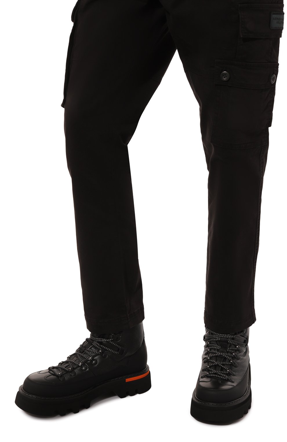 Кожаные хайкеры WOOLRICH, арт. WFM242.090.218M, фото 3