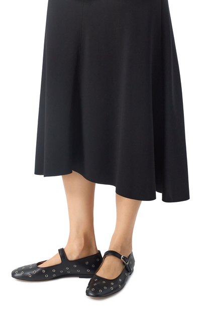 Кожаные балетки mary jane LE MONDE BERYL, арт. MRJ-EYE-BLA, фото 3