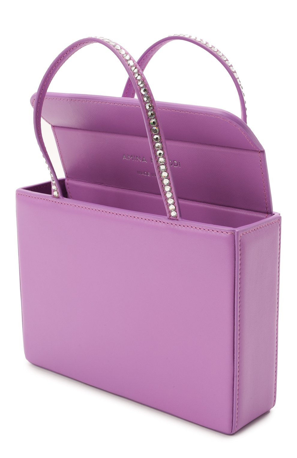 Сумка gilda AMINA MUADDI сиреневого цвета по цене 99500 руб., арт. AMINI GILDA/NAPPA, фото 4 Сумка gilda AMINA MUADDI, арт. AMINI GILDA/NAPPA, фото 4