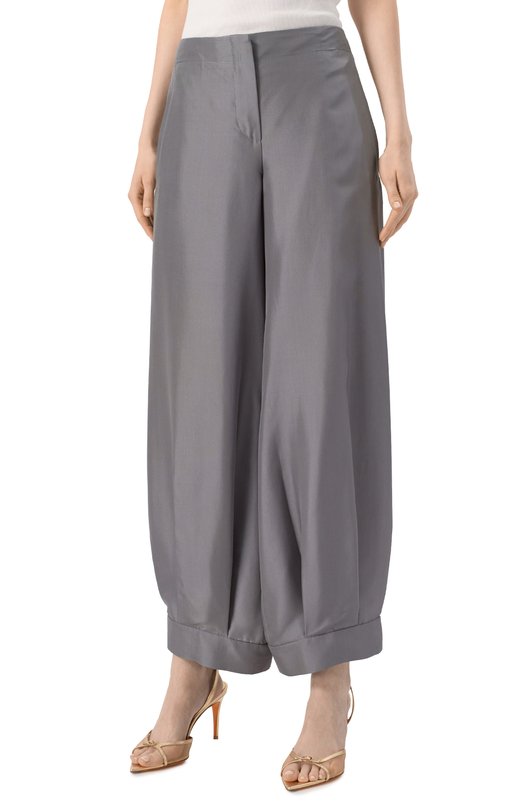 Атласные брюки Giorgio Armani GW000642/TE14164 Серый  GW000642/TE14164 Фото 3